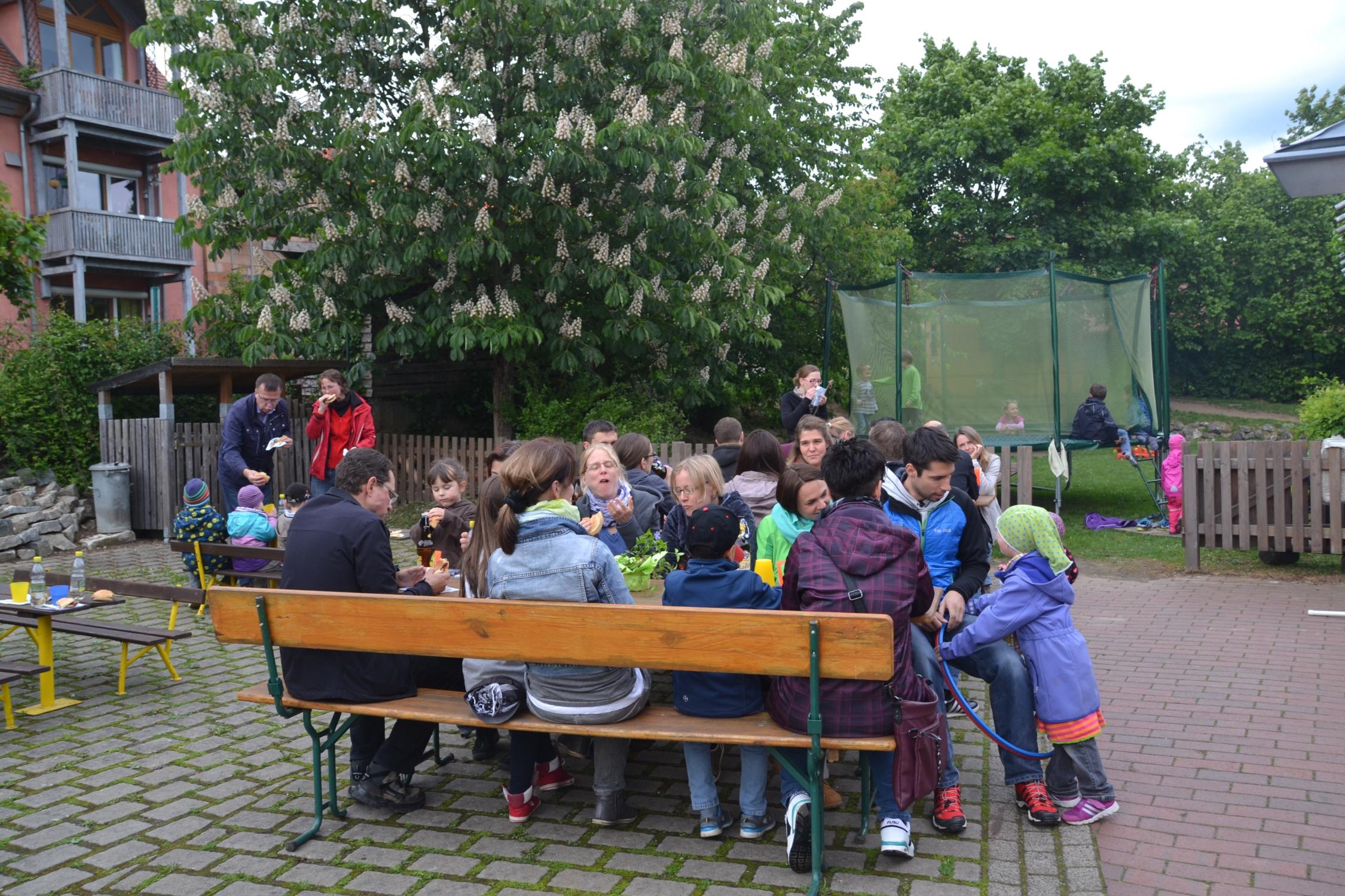 Dankeschön für die großen Helfer bei der Sandaktion