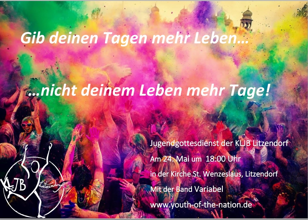 Jugendgottesdienst am 24.5.2014 in Litzendorf