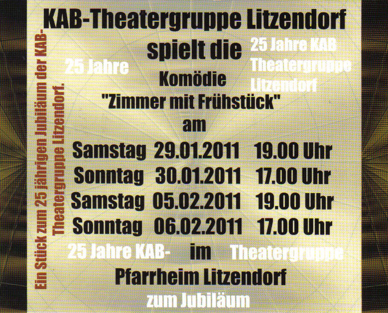 Karte KAB Theater 2011