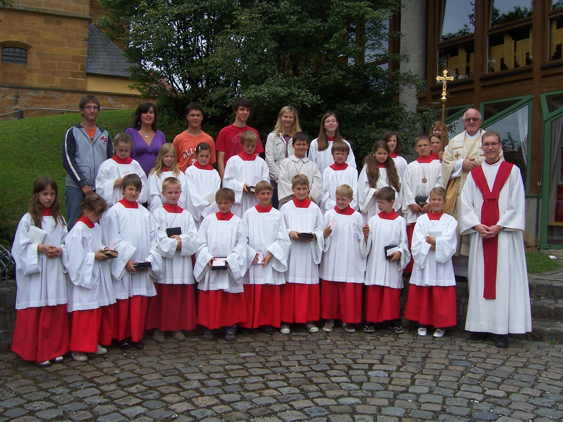 Neue Ministranten 2009
