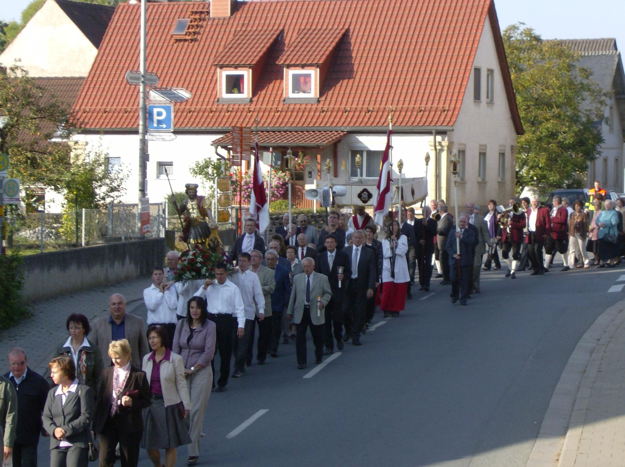 Patrozinum Wenzeslaus Litzendorf -Prozession