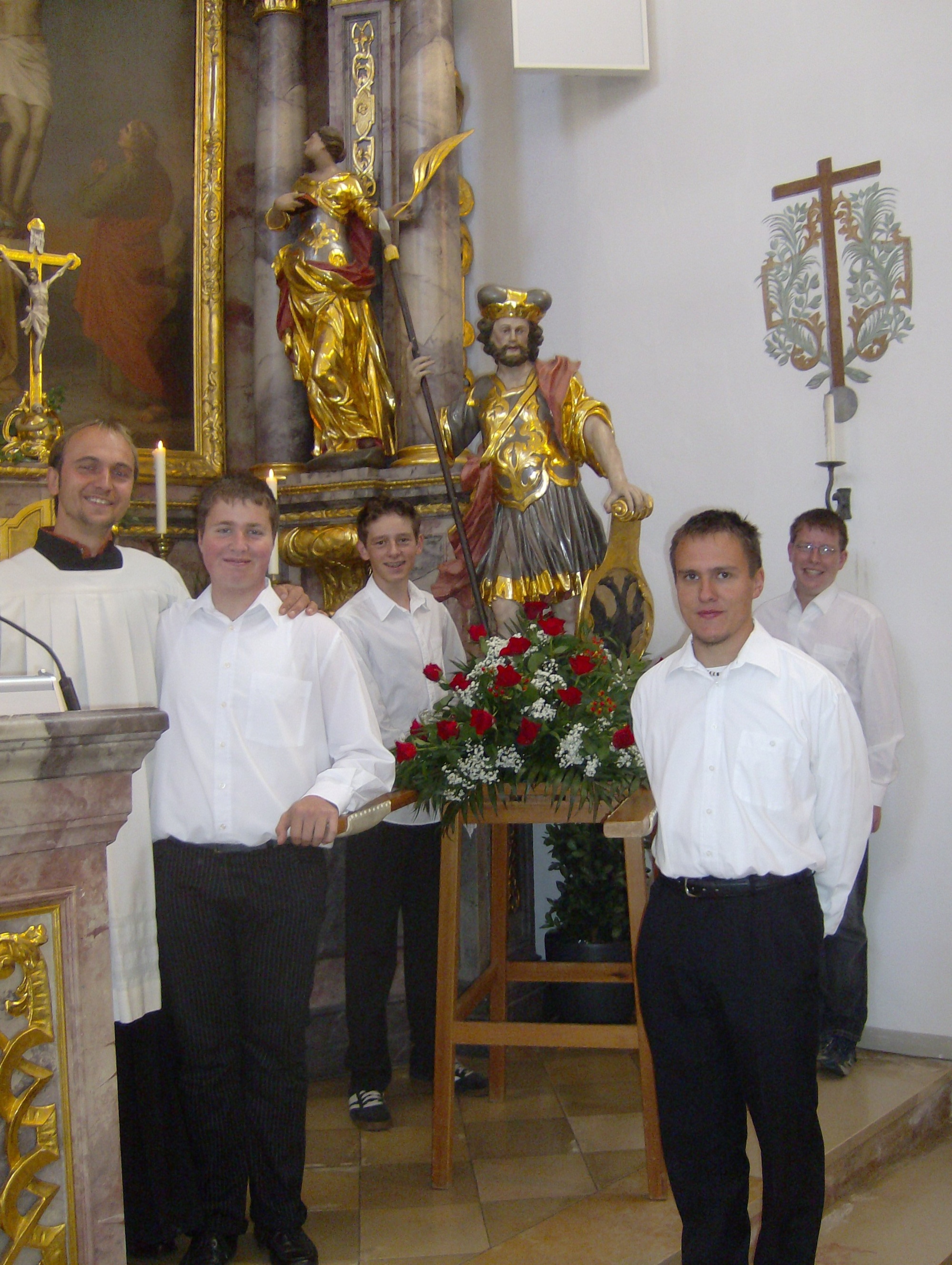 Patrozinum Wenzeslaus Litzendorf - Träger der Statue
