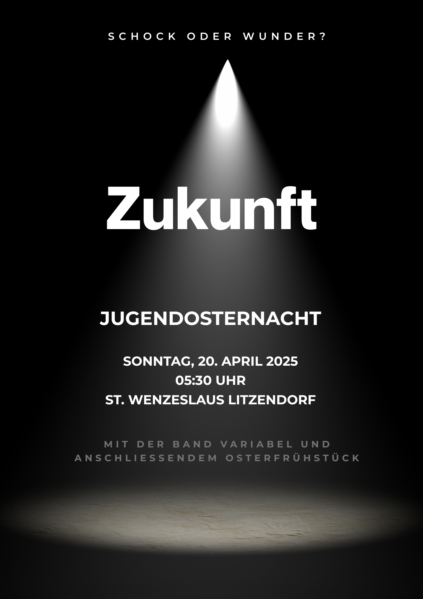 Plakat Jugendosternacht