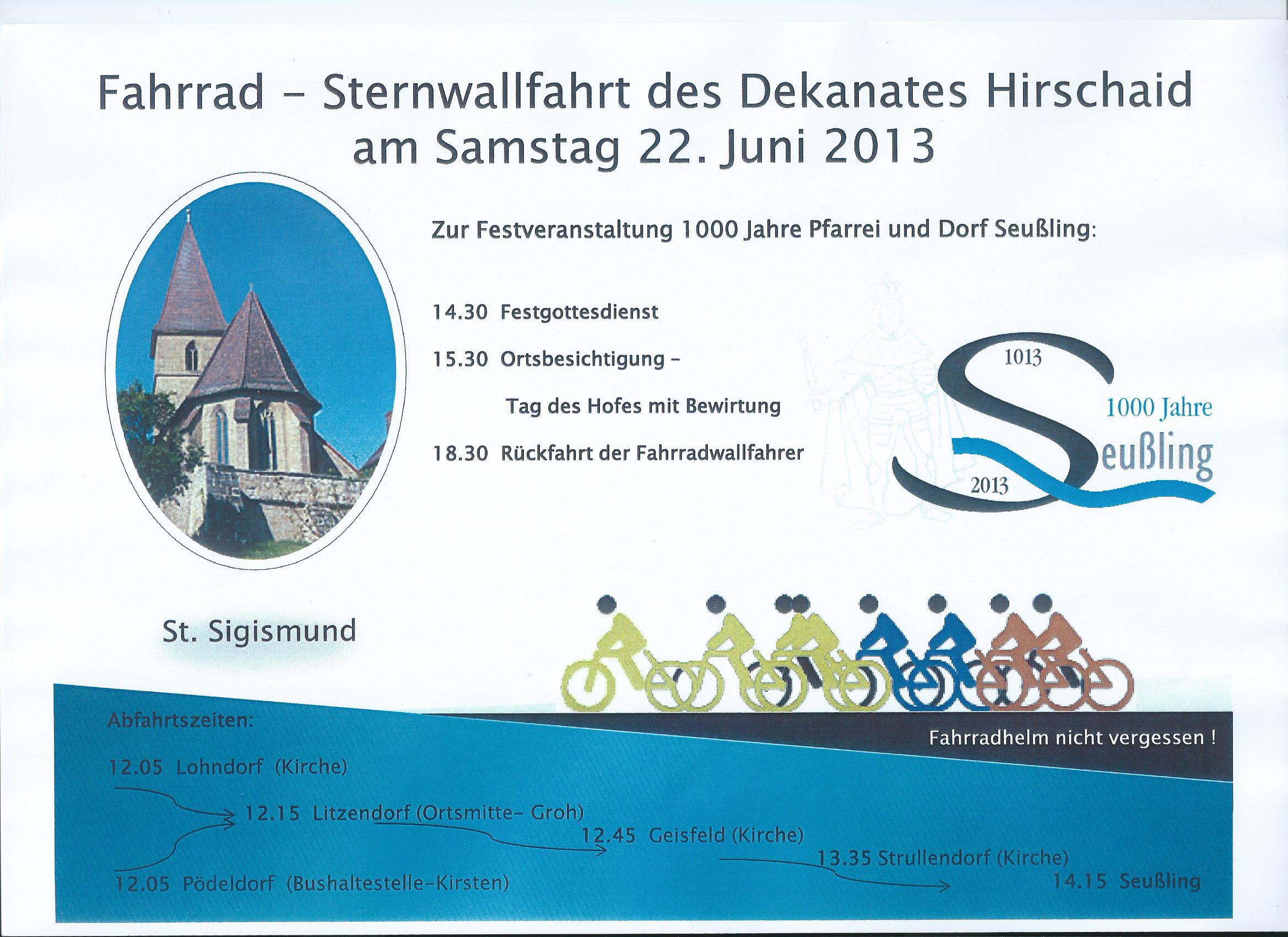 Sternenwallfahrt nach Seußling