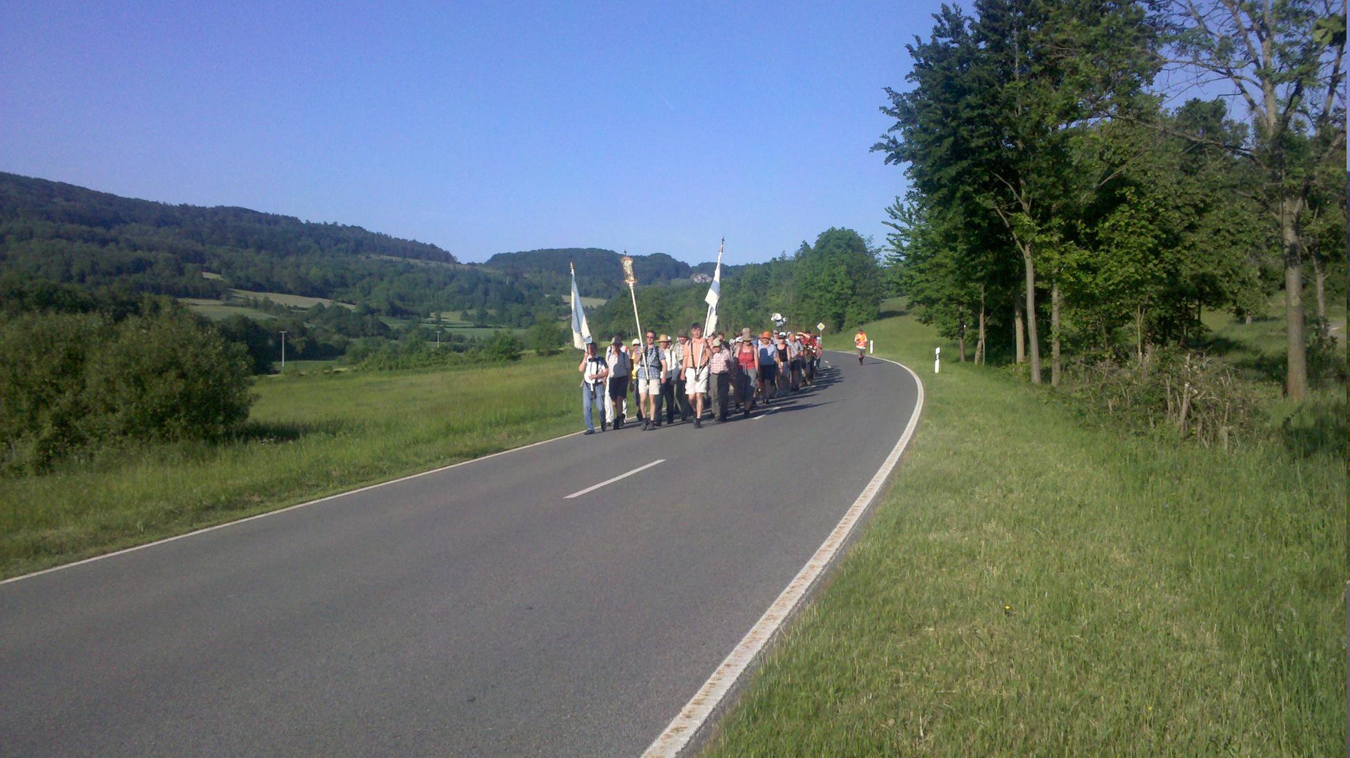 Wallfahrt nach Hollfeld 2012