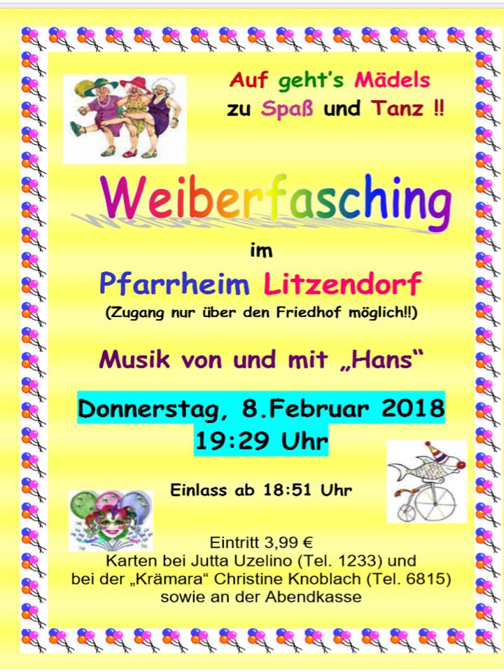 Weiberfasching 2018